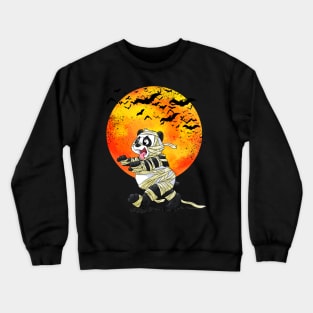 Mummy Panda Halloween Girl Boy Costume Crewneck Sweatshirt